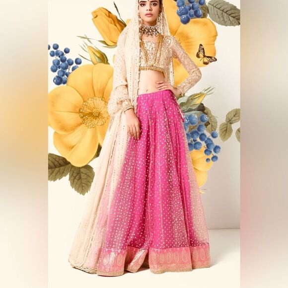 NOMI ANSARI AUTHENTIC LUXURY PAKISTANI DESIGNER COUTURE DRESS - Picture 2 of 16